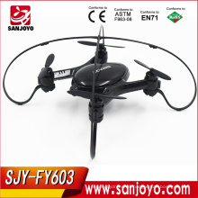 Wifi fpv 2.4ghz 4ch rc quadcopter drone con 0.3MP wifi control remoto quadcopter Drone FY-603